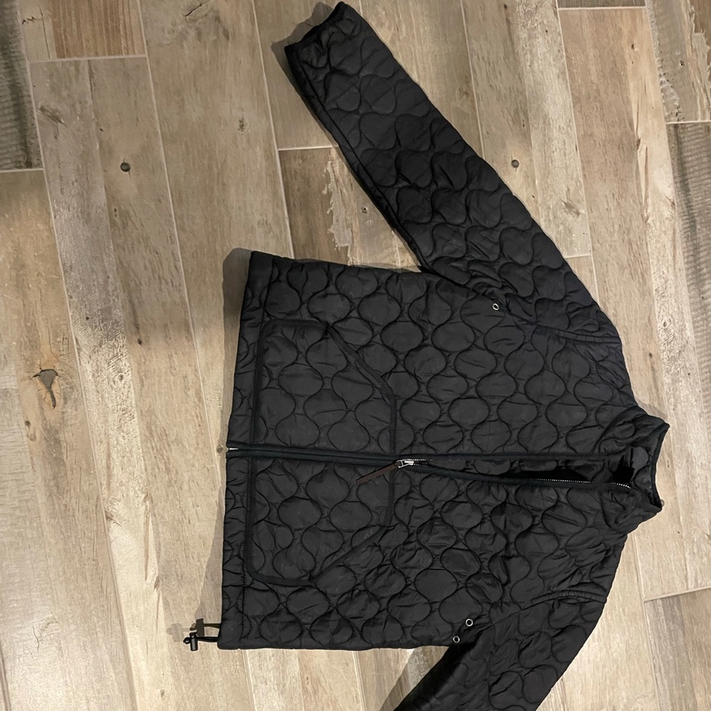 Gap quilted black jacket
